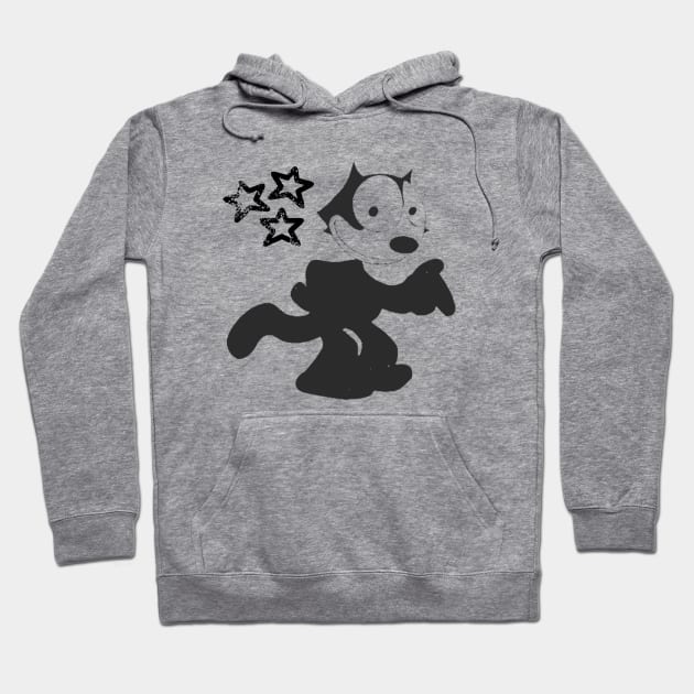 Vintage Felix the cat Hoodie by Museflash